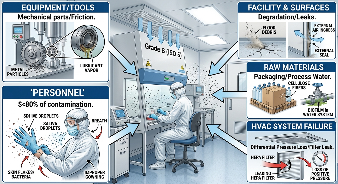 What Causes Contamination in Pharmaceutical Cleanrooms